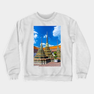 Incredible Stupas at Wat Pho Crewneck Sweatshirt